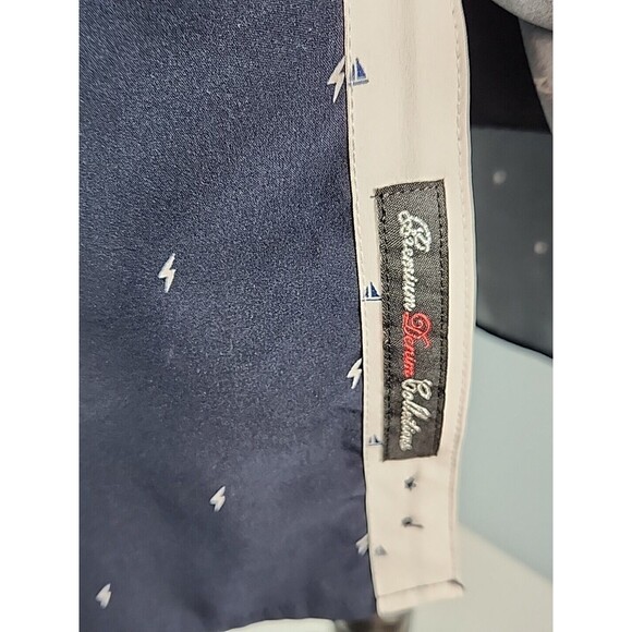 Fried Denim NYC Mens Short Sleeve XL Button Shirt Navy Blue Slim Fit Lightning - Picture 4 of 11